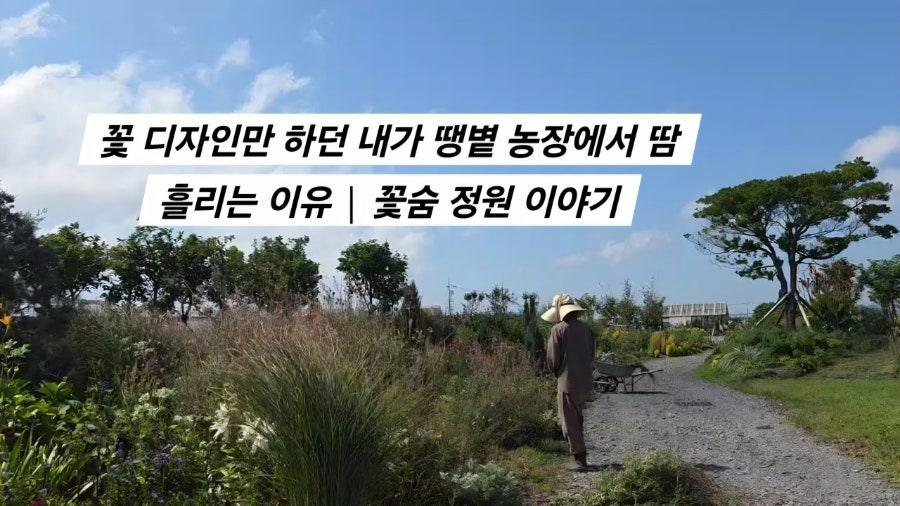 꽃 디자인만 하던 내가 땡볕 농장에서 땀 흘리는 이유 | 꽃숨 정원 이야기